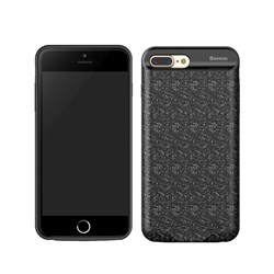 Чехол-аккумулятор Baseus Plaid Backpack Power Bank(High-capacity)7300mAh For iP7/iP8 Plus Black ACAPIPH7P-LBJ01 - фото 10295