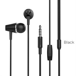 Универсальные наушники с микрофоном Hoco M34 honor music (Черный) - фото 11192
