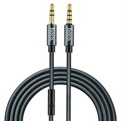 Кабель HOCO UPA04 Noble sound series AUX audio cable  (с микрофоном) - фото 12687