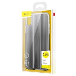 Чехол Baseus Aurora Case For iP Xr (2018) Transparent Black (WIAPIPH61-JG01) - фото 12988