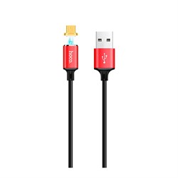 Кабель Hoco U28 Magnetic adsorption micro charging cable - фото 13986