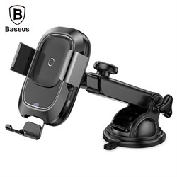 Автомобильный держатель с беспроводной зарядкой Baseus Smart Vehicle Bracket (WXZN-B01)