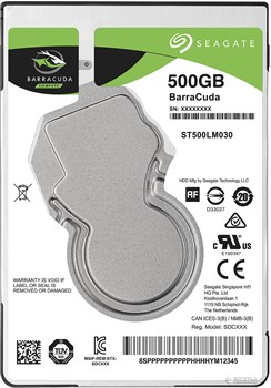 Внутренний жесткий диск HDD  Seagate    500GB  FireCuda, SATA-III, 5400 RPM, 128 Mb, 2.5'' - фото 14187