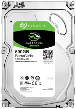 Внутренний жесткий диск HDD  Seagate    500GB  BarraCuda, SATA-III, 7200 RPM, 32 Mb, 3.5'' - фото 14189