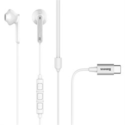Универсальные наушники с микрофоном Baseus Encok Wire Earphone C16 (NGC16-02) - фото 15456