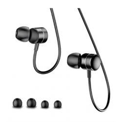 Универсальные наушники с микрофоном Baseus Encok Wire Earphone H04 Черный  (NGH04-01) - фото 15463