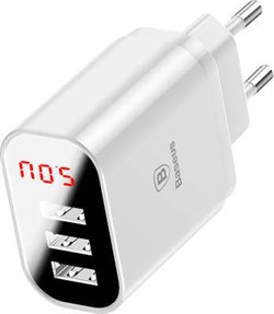 Сетевое зарядное устройство Baseus Mirror Lake 3xUSB 3.4A (CCALL-BH02)