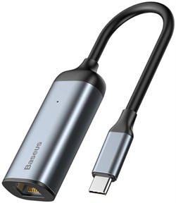 USB-концентратор Baseus Enjoy Series USB-C to LAN Adapter (CAHUB-H0G) - фото 16727