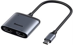 Хаб Baseus Enjoyment Series USB-C to PD/2xHDMI (CAHUB-I0G) - фото 16739