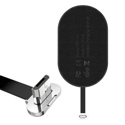 Конвертер для беспроводной зарядки Baseus Microfiber для MicroUSB (WXTE-C01)