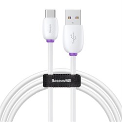 Кабель  Baseus Purple Ring Huawei Flash Charge cable USB Type-C 5A 1m  (CATZS-02) - фото 19031