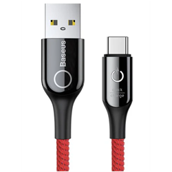 Кабель Baseus C-shaped Light Intelligent power-off Cable  (CATCD-09) - фото 19045