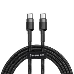 Кабель Baseus Cafule Series Type-C PD2.0 60W Flash charge Cable (20V 3A) 1M (CATKLF-GG1) - фото 19404