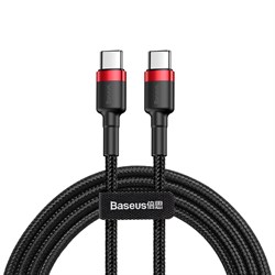 Кабель Baseus Cafule Series Type-C PD2.0 60W Flash charge Cable (20V 3A) 1M (CATKLF-G91) - фото 19408