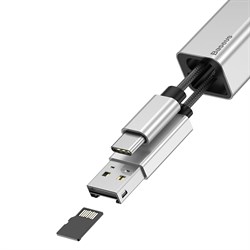 Кардридер Baseus Pendant Card Reader (ACDKQ-HG0S) - фото 19586