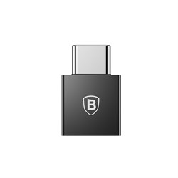 Переходник Baseus Exquisite Type-C Male to USB Female Adapter Converter 2.4A (CATJQ-B01) - фото 19639