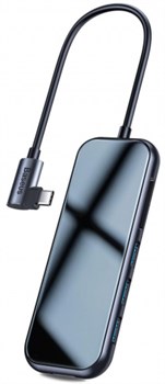 Хаб Baseus Multi-functional Hub USB-C to HDMI/3xUSB 3.0/SD/MicroSD/PD (CAHUB-CZ0G) - фото 19656