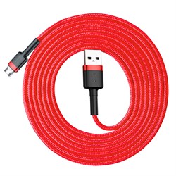 Кабель Baseus Cafule Cable USB For Micro 1.5A 2M (CAMKLF-C09) - фото 19890