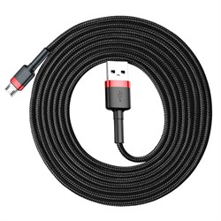Кабель Baseus Cafule Cable USB For Micro 1.5A 2M (CAMKLF-C91) - фото 19915