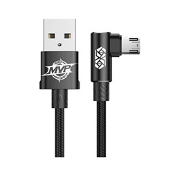 Кабель Baseus MVP Elbow Type Cable USB For Micro 1.5A 2M (CAMMVP-B01) - фото 19930