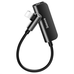 Аудио-переходник Baseus iP Male to iP & 3.5mm Female Adapter L50S (CALL50S-01) - фото 20231