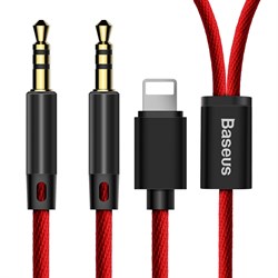 AUX-кабель Baseus L33 Apple+3.5mm to 3.5mm AUX Audio Cable (CALL33-09) - фото 24101
