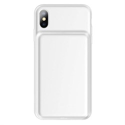 Чехол-аккумулятор Baseus Liquid Silicone Smart Power для iPX/XS 3300 mAh (ACAPIPH58-ABJ02) - фото 25270