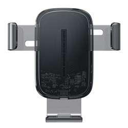 Автомобильный держатель с беспроводной зарядкой Baseus Explore Wireless Charger Gravity Car 15W transparent (WXYL-K01) - фото 35255