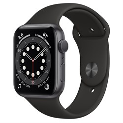 Часы Apple Watch 6 (Корпус из алюминия цвета «серый космос» - Спортивный ремешок) - фото 35338