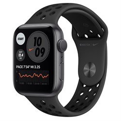 Часы Apple Watch 6 (Корпус из алюминия цвета «серый космос» - Спортивный ремешок Nike) - фото 35353
