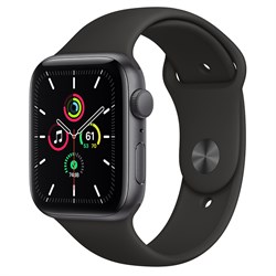 Часы Apple Watch SE (Корпус из алюминия цвета «серый космос» - Спортивный ремешок) - фото 35377