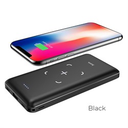 Внешний аккумулятор Hoco J50 Surf power с беспроводной зарядкой 10000mAh - фото 36803