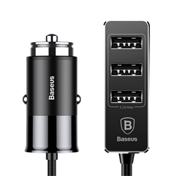 Автомобильное зарядное устройство Baseus Enjoy Together Four Interfaces Output Patulous Car Charger (CCTON-01)