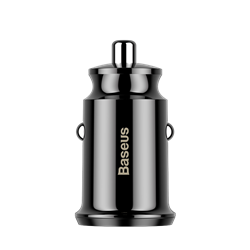 Автомобильное зарядное устройство Baseus Small Rice Grain 2хUSB 3.1A  (CCALL-ML01) - фото 9292