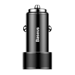 Автомобильное зарядное устройство Baseus Small Screw Dual-USB Quick Charge Car Charger 36W (CAXLD-B01)