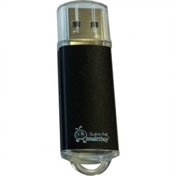 Флеш-накопитель USB  8GB  Smart Buy  V-Cut  чёрный - фото 9456