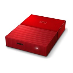 Внешний жесткий диск HDD  WD  1 TB  My Passport красный, 2.5", USB 3.0 - фото 9827