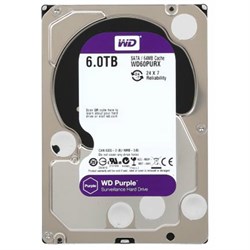 Внутренний жесткий диск HDD  WD  6TB  IntelliPower, SATA-III, 5400 RPM, 64 Mb, 3.5'', DV, пурпурный - фото 9887