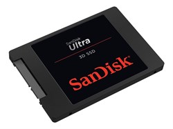 Твердотельный внутренний диск SSD  SanDisk  480GB  Ultra II, SATA-III, R/W - 550/500 MB/s, 2.5", TLC - фото 9895