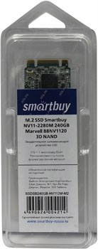 Твердотельный внутренний диск SSD  Smart Buy  240GB  NV11-2280M, (M.2), Marvell 88NV1120, MLC - фото 9918