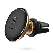 Автомобильный держатель Baseus Magnetic Air Vent Car Mount Holder with cable clip (SUGX-A0V)