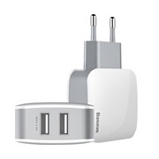 Сетевое зарядное устройство Baseus letour 2xUSB 2.4A (ZCL2B-B02)