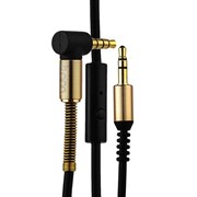 Кабель HOCO UPA02 AUX Spring Audio cable с микрофоном 200 см