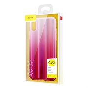 Чехол Baseus Aurora Case For iP Xr (2018) Transparent Pink (WIAPIPH61-JG04)