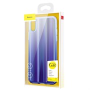 Чехол Baseus Aurora Case For iP Xr (2018) Transparent Blue (WIAPIPH61-JG03)