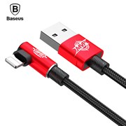 Кабель Baseus MVP Elbow Type Cable USB For IP 2A 1M (CALMVP-09)