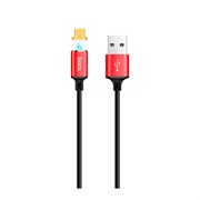 Кабель Hoco U28 Magnetic adsorption micro charging cable