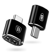 Переходник Baseus USB Female To Type-C Male Adapter Converter Black (CATOTG-01)