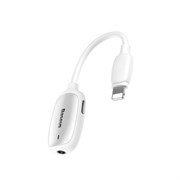 Аудио-переходник Baseus 3-in-1 iP Male to Dual iP & 3.5mm Female Adapter L51 (CALL51-S2)
