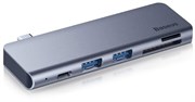 Хаб Baseus Harmonica 5-in-1 HUB Adapter (CAHUB-K0G)